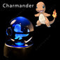 Lampada da notte a sfera Pokémon con Pikachu, Gengar e Mewtwo in 3D, gadget luminoso di Otaku Family Shop Online