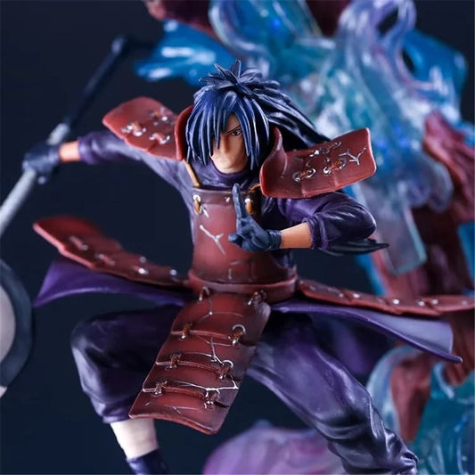 Figura d'azione Madara Uchiha Susanoo Battle Ver. di 40cm, personaggio di Naruto, dettagliata e realistica.