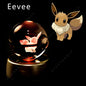 Lampada da notte a forma di sfera di cristallo Pokémon con Pikachu, Gengar e Mewtwo, gadget luminoso con design 3D, Otaku Family.