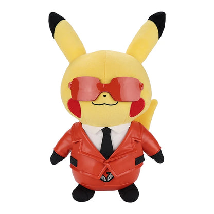 Peluches Pokémon Gengar, Mimikyu, Pikachu e Charizard, gadget morbidi e colorati, ideali per collezionisti e appassionati.