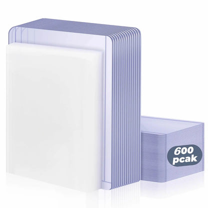 Custodie per carte Otaku Family Shop, set di 100-600 bustine protettive trasparenti per carte da gioco e collezione.