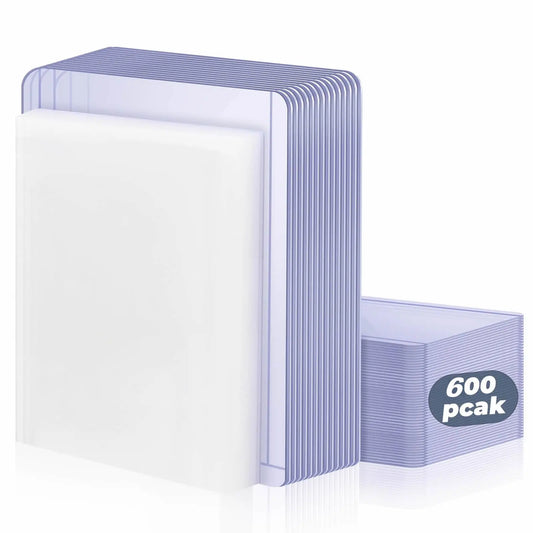 Custodie per carte Otaku Family Shop, set di 100-600 bustine protettive trasparenti per carte da gioco e collezione.