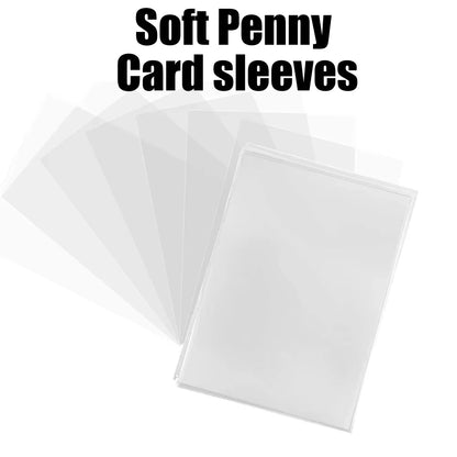 Custodie trasparenti per carte da gioco Otaku Family Shop, set di 100-600 sleeve protettivi rigidi e morbidi per carte Pokémon e football