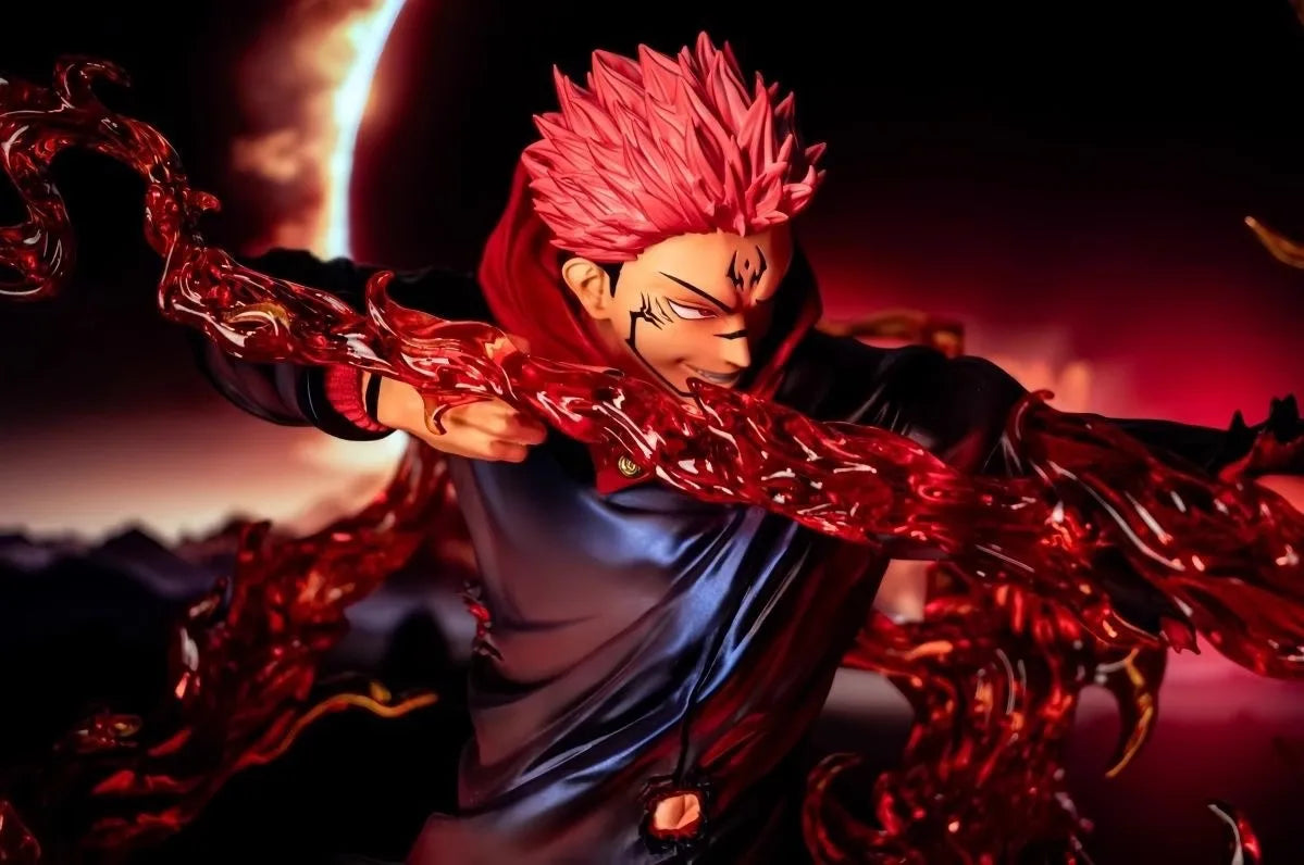 Figura di azione Ryomen Sukuna di Jujutsu Kaisen, personaggio dettagliato dalla serie anime, prodotto Otaku Family Store Online.