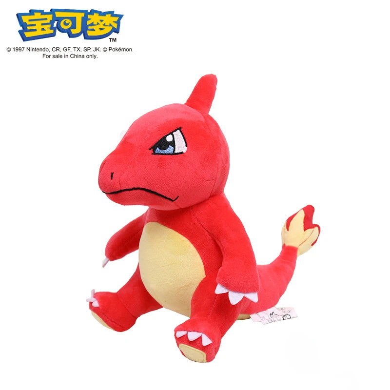 Peluches Pokémon Gengar, Mimikyu, Pikachu e Charizard, gadget morbidi e dettagliati, perfetti per collezionisti e appassionati Pokémon.