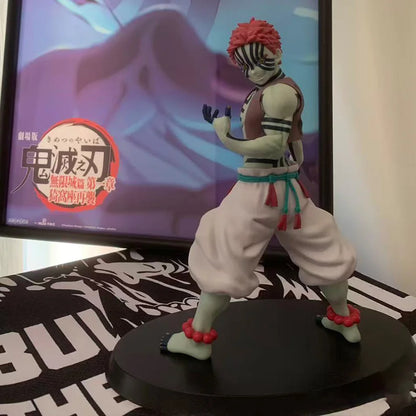 Figura d'azione Demon Slayer Akaza Vibration Stars Plus di Banpresto, 14cm, con dettagli autentici e stile originale.