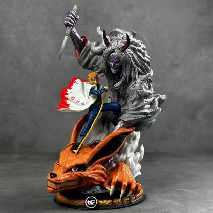 Action figure di Minato Namikaze Naruto, altezza 21cm, senza scatola, dettaglio realistico, modello Otaku Family Store Online