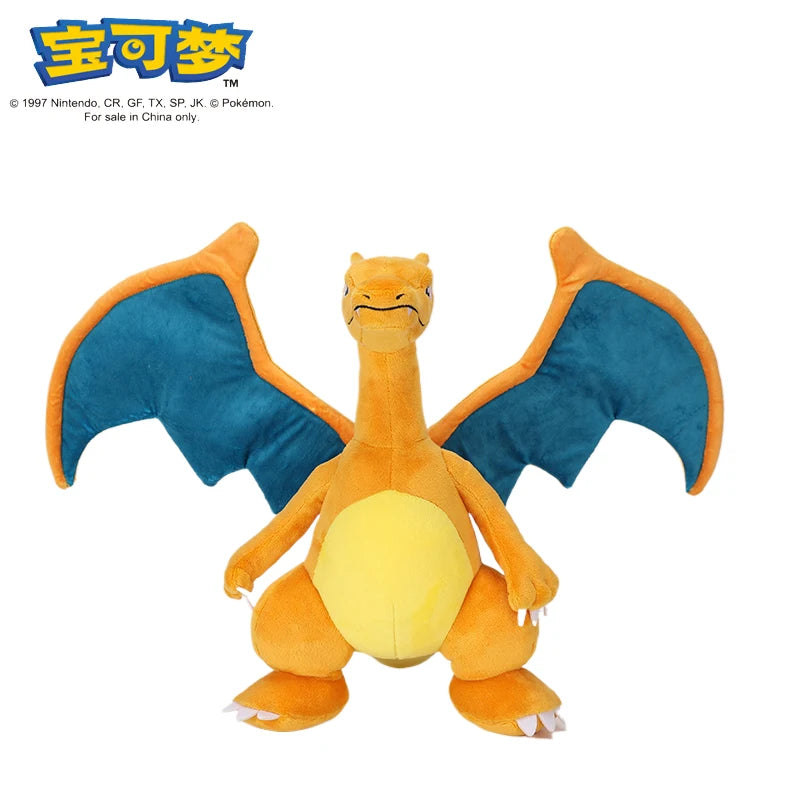 Peluches Pokémon Pikachu, Charizard, Gengar, Squirtle, Espeon, Glaceon e Umbreon, gadget morbidi e colorati, Otaku Family Shop.