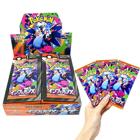 Carta Pokémon originale TCG giapponese M2 Mega Evolution Dragon Fuoco Fiammante, illustrata con dettagli di fuoco e drago.