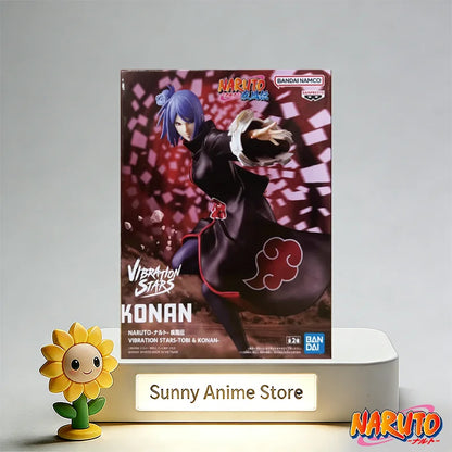 Figura d'azione dell'organizzazione Akatsuki di Naruto, marca Bandai Banpresto, con dettagli accurati e design realistico