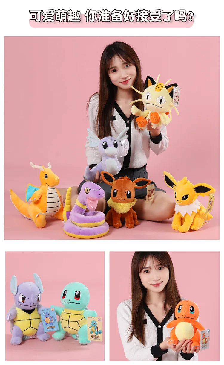 Peluches Pokémon Gengar, Mimikyu, Pikachu e Charizard, gadget morbidi e colorati, ideali per collezionisti e appassionati Pokémon
