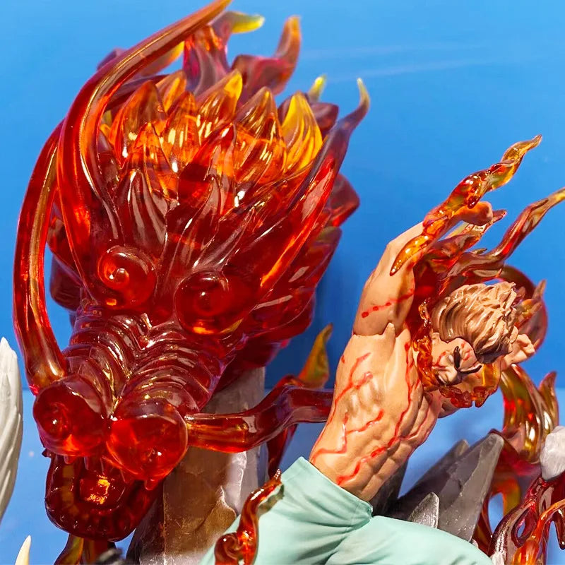 Action figure di Maito Gai contro Madara, Naruto, raffigurante la Ottava porta del Chakra, dettagliata figura Otaku Family Store Online.