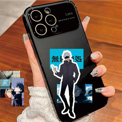 Adesivi waterproof Jujutsu Kaisen di Otaku Family Shop, decorazioni per auto, moto, bagagli e caschi con personaggi anime.