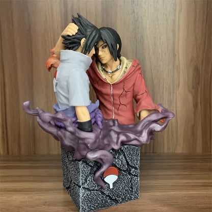 Figura d'azione Sasuke e Itachi Uchiha di 17cm da Naruto, personaggi dettagliati, stile anime, Otaku Family Store Online