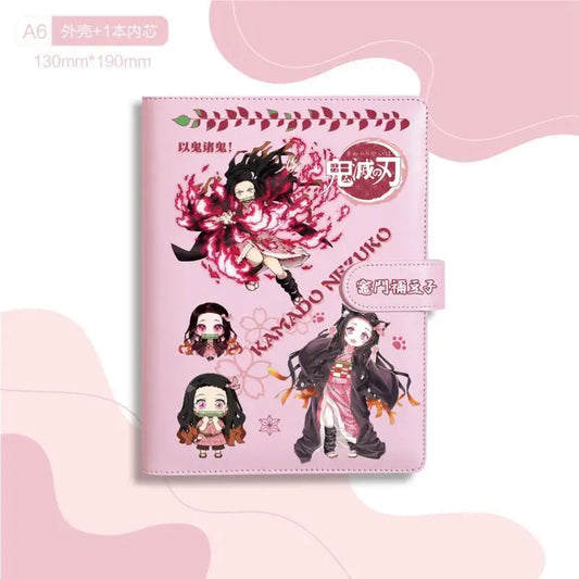 Taccuino diari ragazzo/ragazza Demon Slayer Kamado Tanjirou, quaderno anime carino per scuola, cancelleria kawaii, Otaku Family Shop