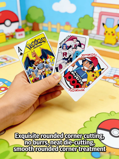 Carte Pokémon POKER di Otaku Family Shop Online, set di carte collezionabili con personaggi Pokémon disegnati.