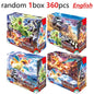 Scatola di carte Pokémon TCG Booster Random Scarlet & Violet Prismatic Evolutions 151 con 36 buste e 360 carte, vista frontale.
