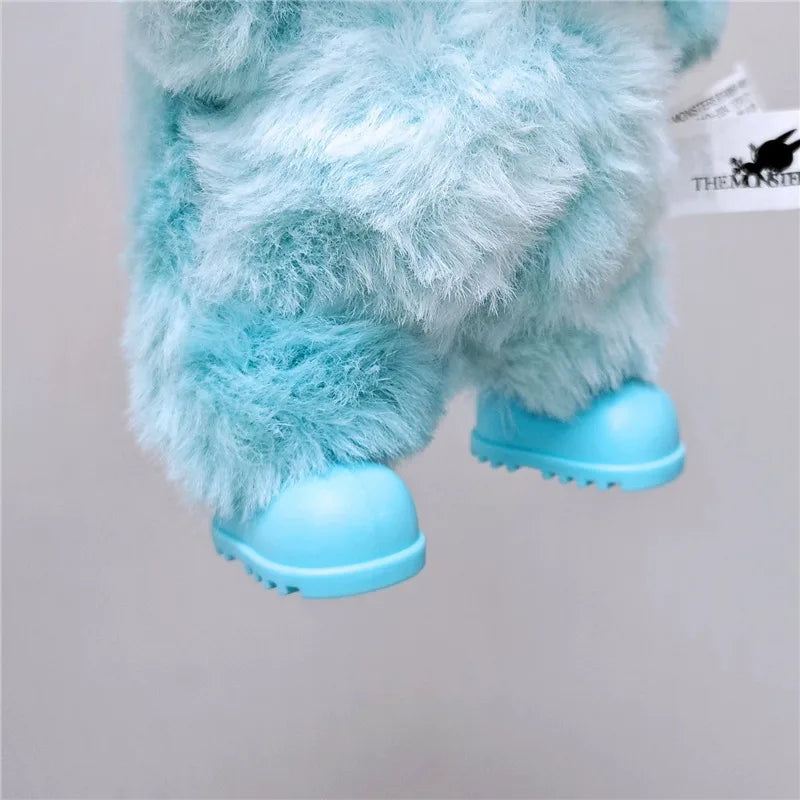 Giacca imbottita invernale Labubu, vestito con cappuccio in pile, da 15 a 17 cm, per bambole Otaku Family Store.