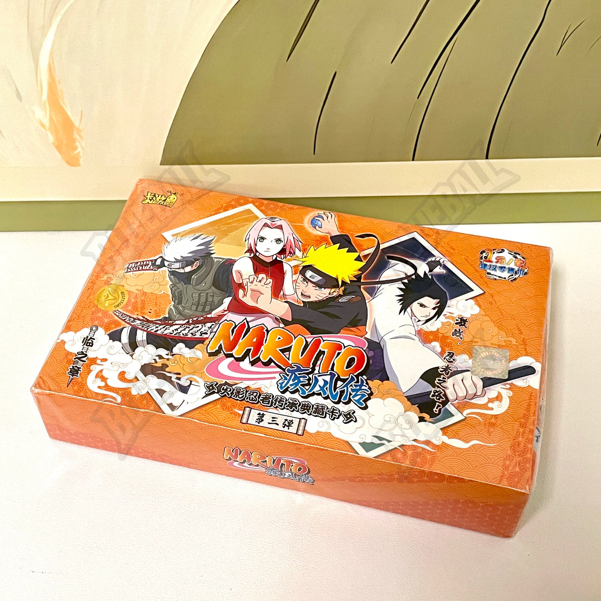 Carte Naruto TCG Kayou Chapter of the Ninja, carte rare aperte in confezione, brand Otaku Family Store Online, immagini dettagliate