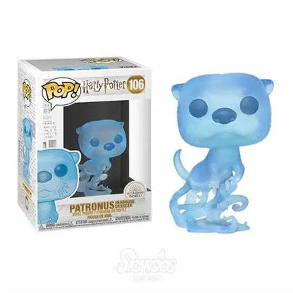 Funko Pop Harry Potter con personaggi come Hermione, Ron e Dumbledore, con Hedwig e Fawkes, in stile collezione Otaku Family Store.