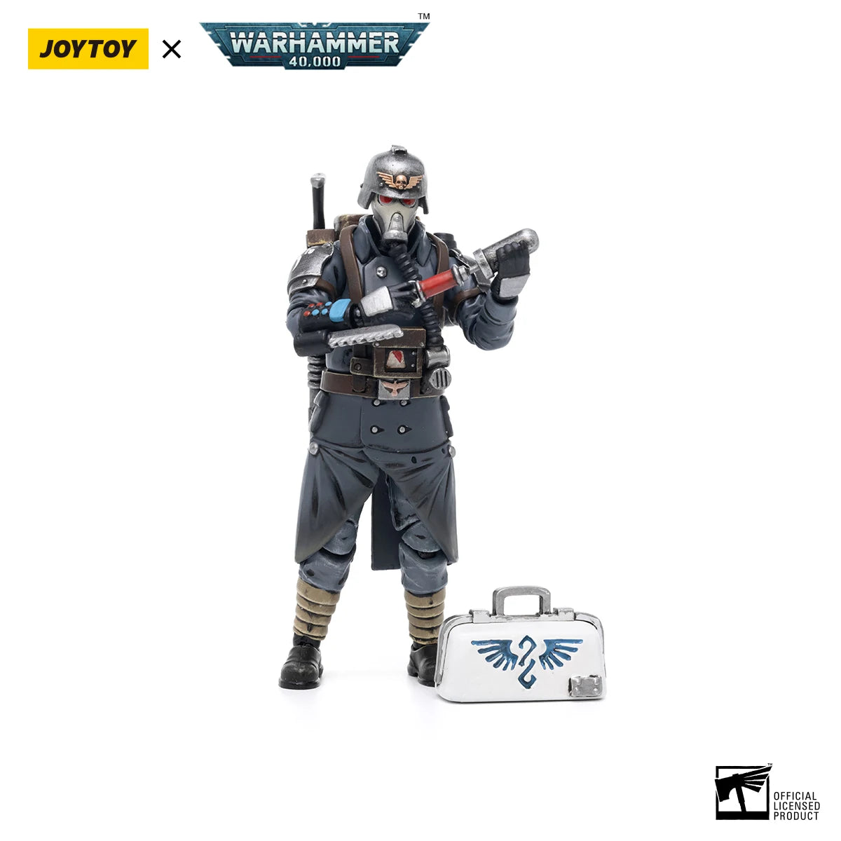 Figura d'azione Warhammer 40K Astra Militarum Death Korps di Krieg, set di 6 modelli in scala 1/18, brand Otaku Family Store.