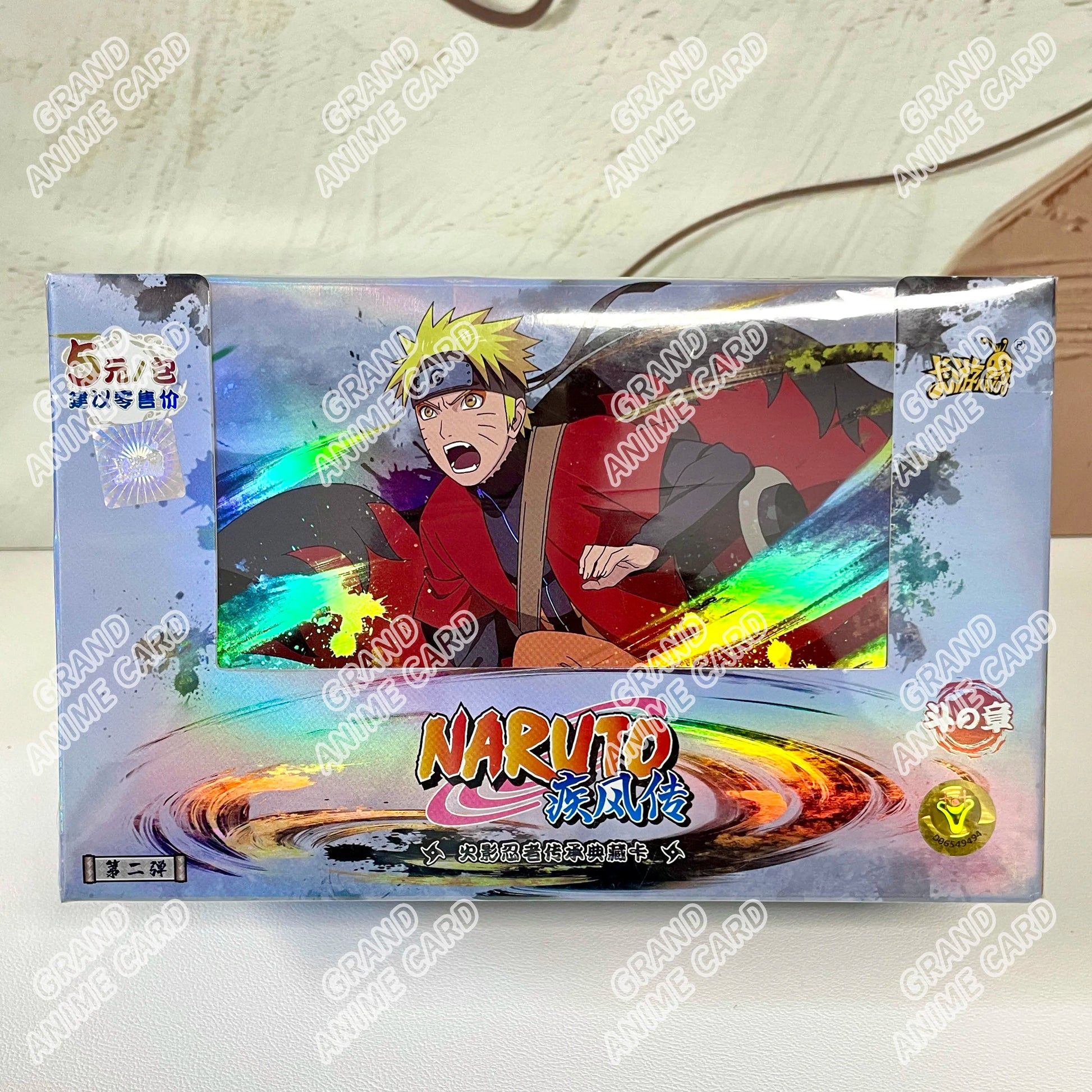 Scatola di carte Naruto KAYOU della collezione Booster Box T2W9 / T4W8, con carte da collezione ufficiali Otaku Family Store.