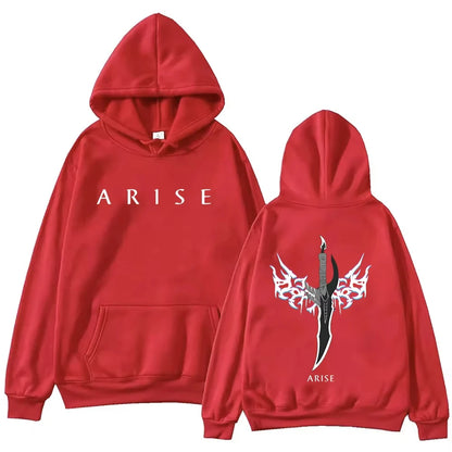 Maglietta Hip Hop Solo Leveling — L'Ombra del Monarca, design con personaggi e stile urbano, in tessuto morbido e comodo.