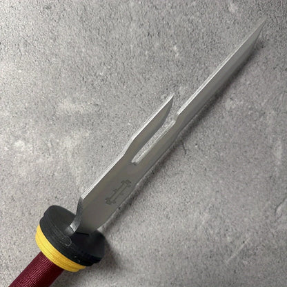 Katana cosplay da 18 pollici di Fushiguro Toji da Jujutsu Kaisen, lama in acciaio, manico dettagliato, perfetta per cosplay e collezione.
