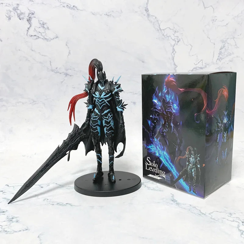 Figura d'azione Sung Jinwoo COLLECTION Solo Leveling, versione anime, in PVC alta 18cm, dettagliata e colorata.
