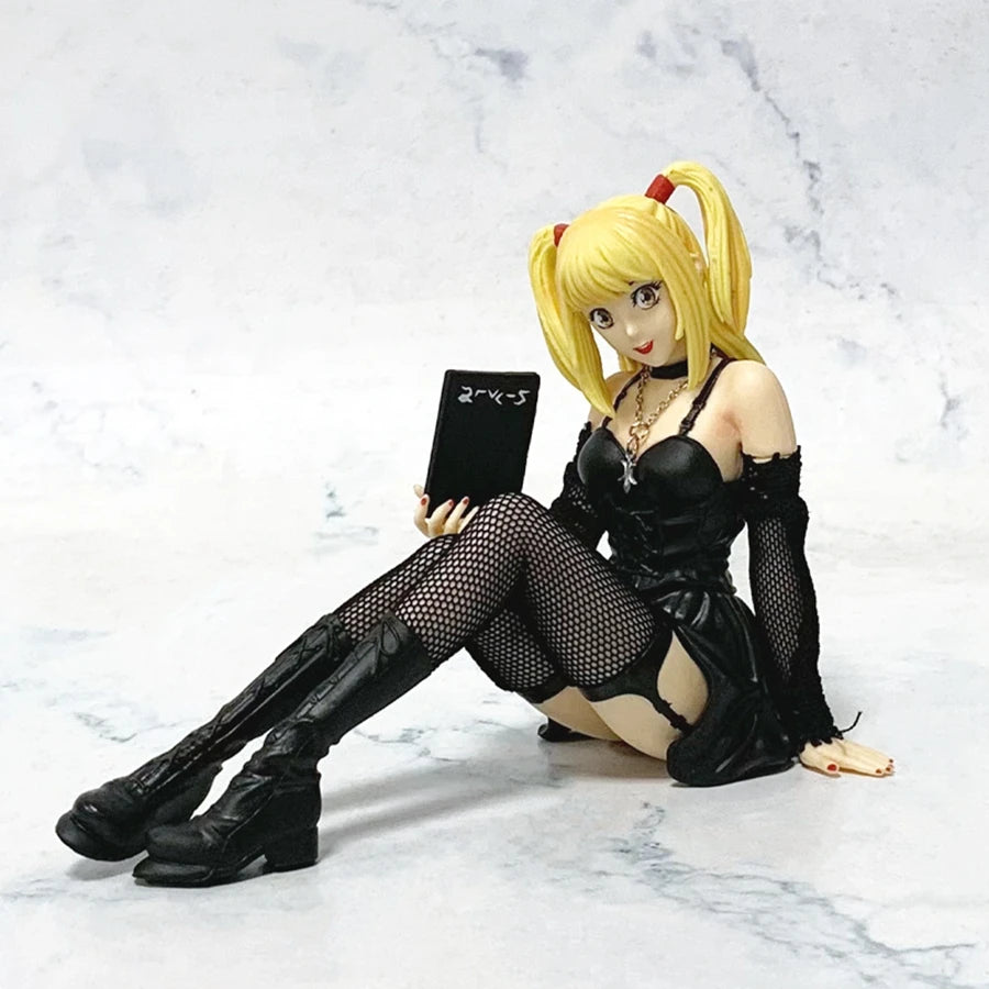 Figura d'azione Death Note di 10cm di Amane Misa in PVC, dettagliata con abito in pizzo reale, collezione anime.