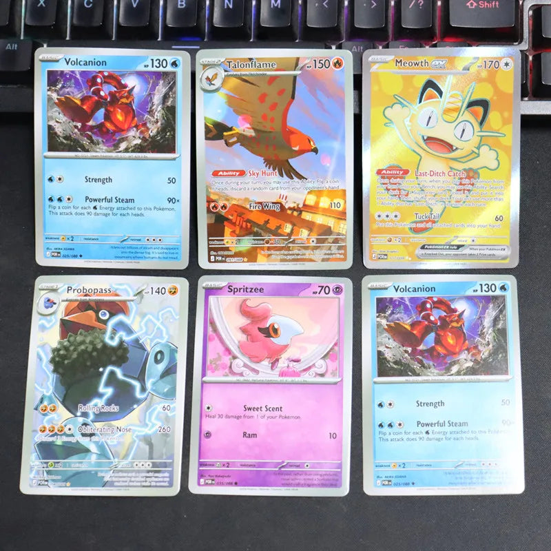 Booster box di carte Pokémon TCG Mega Evolution Perfect Order Edition con confezione originale, immagini di carte sul frontale.