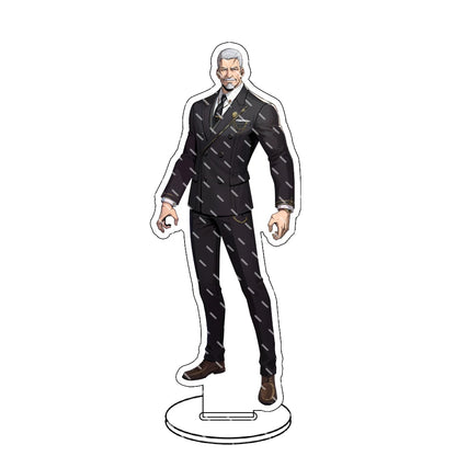 Supporto acrilico Solo Leveling Sung Jin-Woo, gadget collezionabile in plastica trasparente, ideale per appassionati anime e manga.