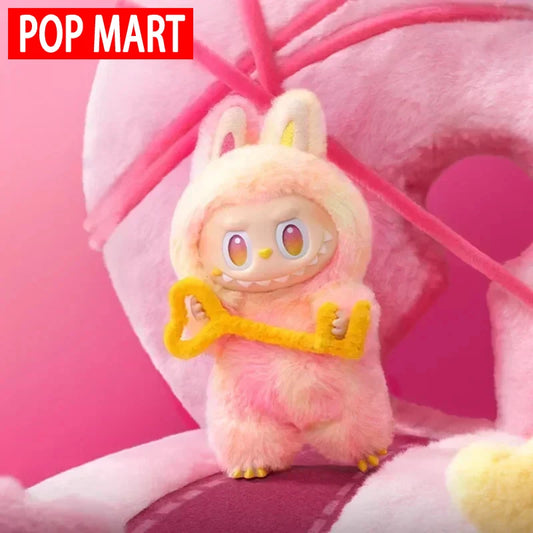 Pupazzo di peluche Labubu 3.0 Big into Energy di Pop Mart, morbido e colorato, decorativo per casa, prodotto ufficiale Otaku Family Store
