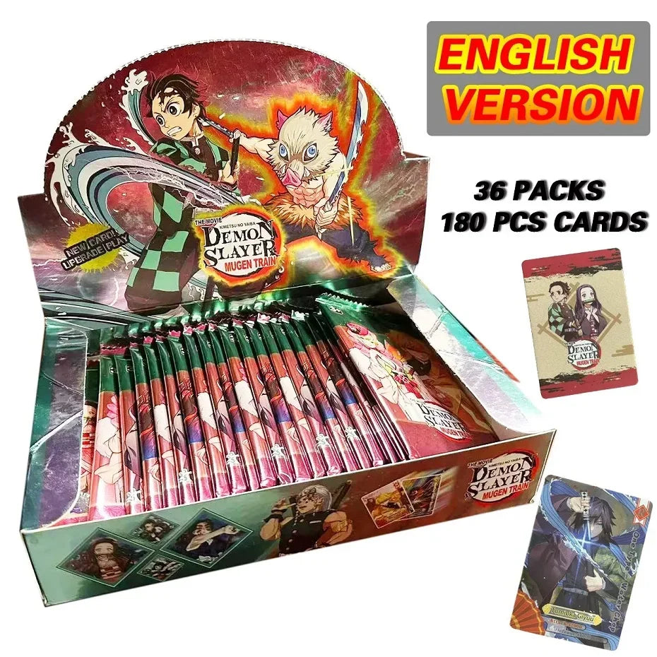 Carte da collezione Demon Slayer Mugen Train, Tanjirou e Nezuko, carta rara ultra, brand Otaku Family Store Online.