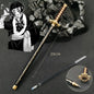 Penna gel modello Demon Slayer di anime giapponese, con refil nero da 0,5 mm, stile cosplay, gadget per studenti e appassionati.