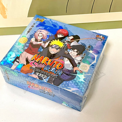 Carte da gioco Naruto TCG Chapter of the Ninja di Otaku Family Store con carte rare aperte, in scatola W8T4 W9T2.
