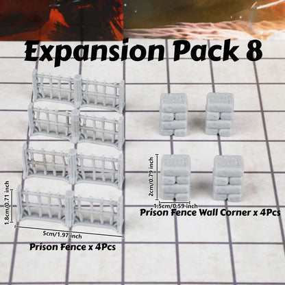 Gadget Le Mura del Dungeon Ti Attendono in miniatura, dettagliato accessorio per giochi da tavolo, marca Otaku Family Store Online