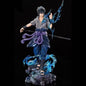 Figura d'azione Sasuke e Naruto della collezione ninja, personaggi di Naruto, dettagli colorati e espressioni intense.