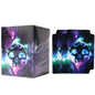 Contenitore per carte Deck Box 100+ con doppio divisorio, ottimo per carte MTG, YGO e TCG, in colore nero con logo Otaku Family Store