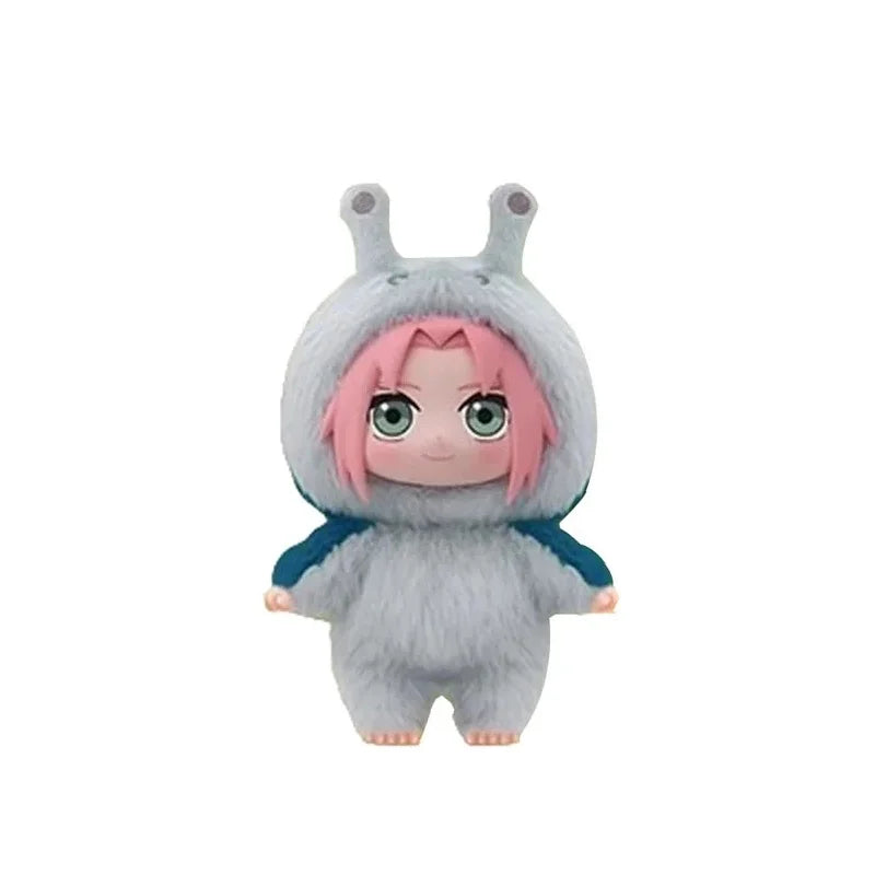 Gadget Naruto Blind Box Eaki con personaggi sorpresa di Shippuden, illustrato con design colorati e dettagliati.