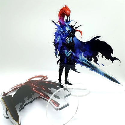 Supporto acrilico Solo Leveling Sung Jin-Woo gadget di Otaku Family Store Online, figura decorativa con immagine di personaggio.