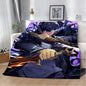 Lenzuola Solo Leveling con stampa 3D di mani viola, morbida e calda, gadget Otaku Family Store Online, design cartoon avvolgente.