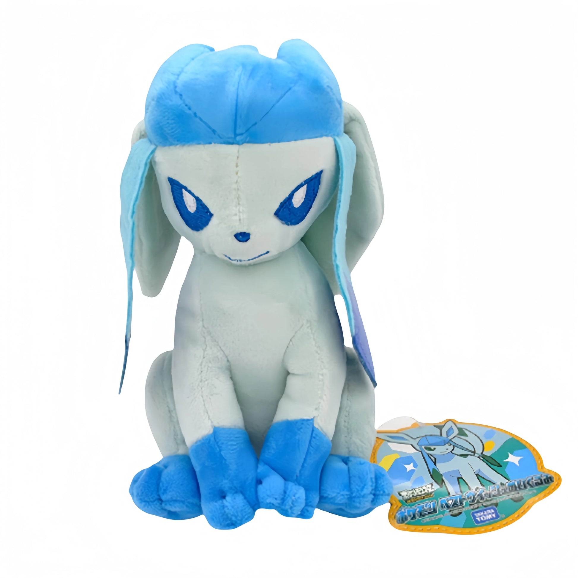 Set completo di peluche Pokémon Eevee e famiglia, include Sylveon, Umbreon, Vaporeon, Flareon e Pikachu, morbidi e regalo perfetto.