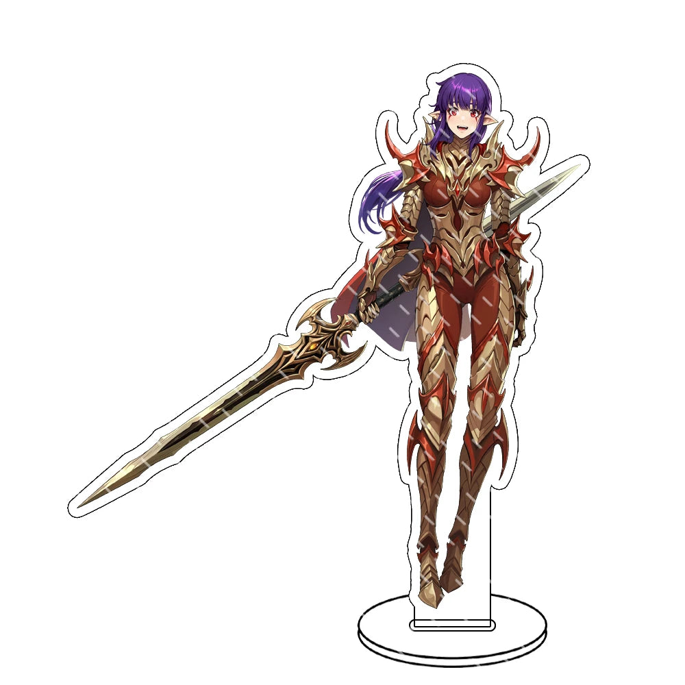 Supporto in acrilico Solo Leveling Sung Jin-Woo, gadget collezionabile con design dettagliato, ideale per appassionati di anime e manga.
