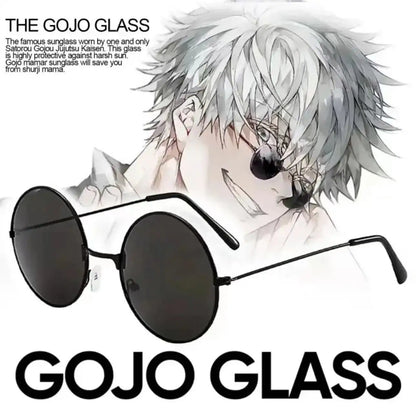 Occhiali da cosplay di Gojo Satoru di Jujutsu Kaisen, occhiali neri di alta qualità per cosplay e feste, un accessorio per uomini e donne