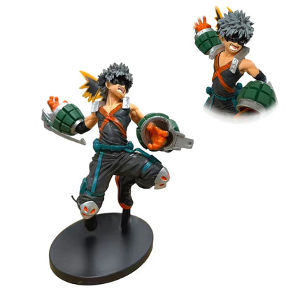 Figura d'azione di Bakugou Katsuki da My Hero Academia, statua in PVC di 22cm, decorativa e da collezione, perfetta come regalo natalizio.
