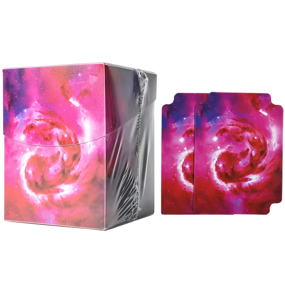 Scatola portacarte Deck Box 100+ con doppio divisorio per carte MTG, YGO e TCG, in plastica resistente, brand Otaku Family Store Online.