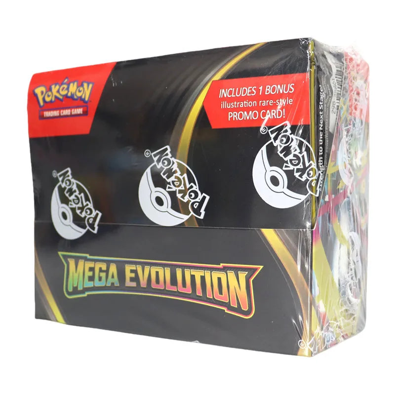 Scatola di carte Pokémon TCG Booster Box Mega Evolution, Phantasmal Flames, Ascended Heroes, 4 confezioni con 36 bustine ciascuna