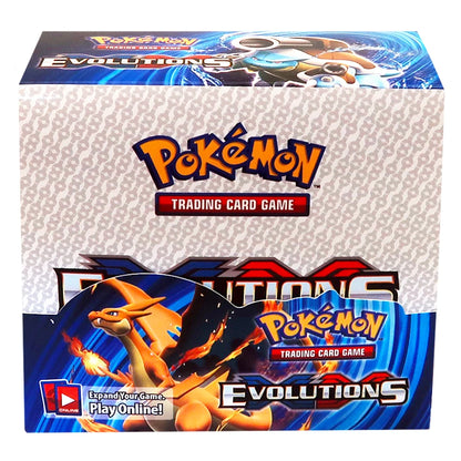 Lotto di 36 buste di carte Pokémon TCG Otaku Family Store, con 324 carte, visualizzate in una scatola display.