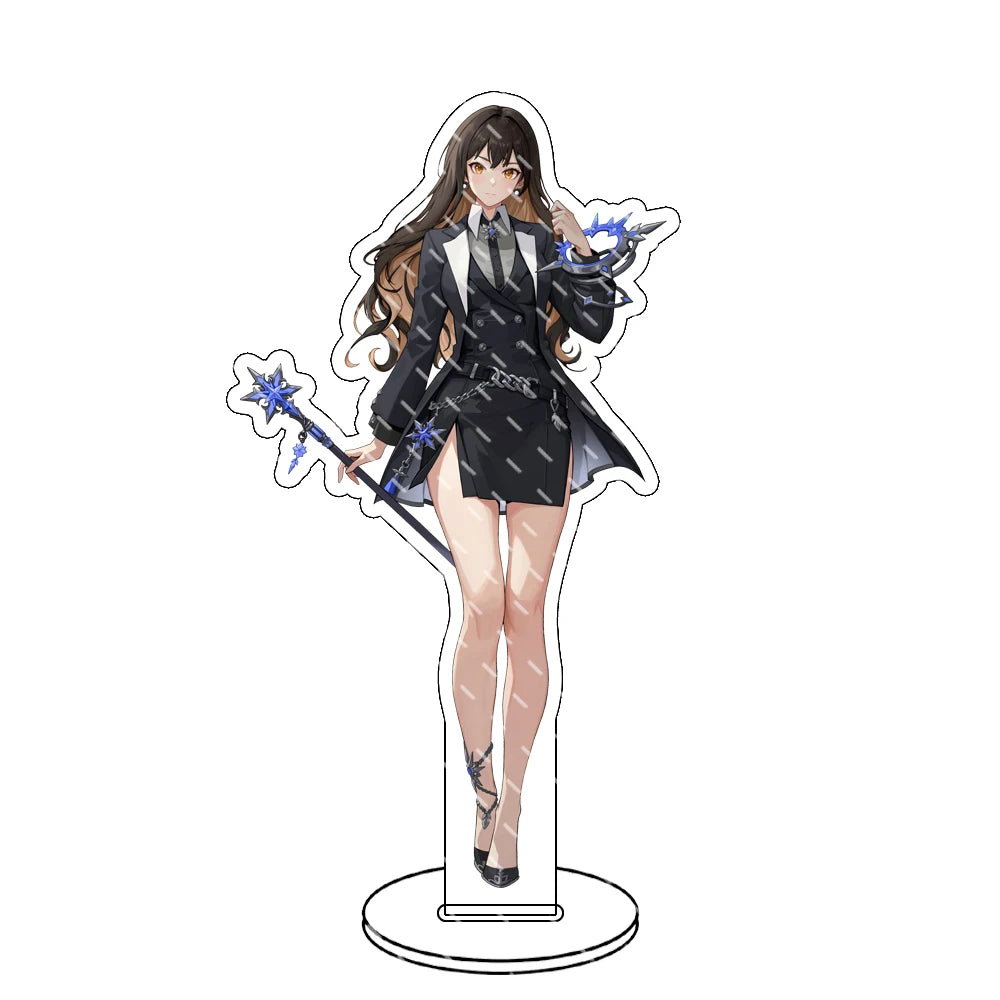 Supporto acrilico Solo Leveling Sung Jin-Woo gadget, decorazione da collezione in stile anime, ideale per appassionati Otaku.